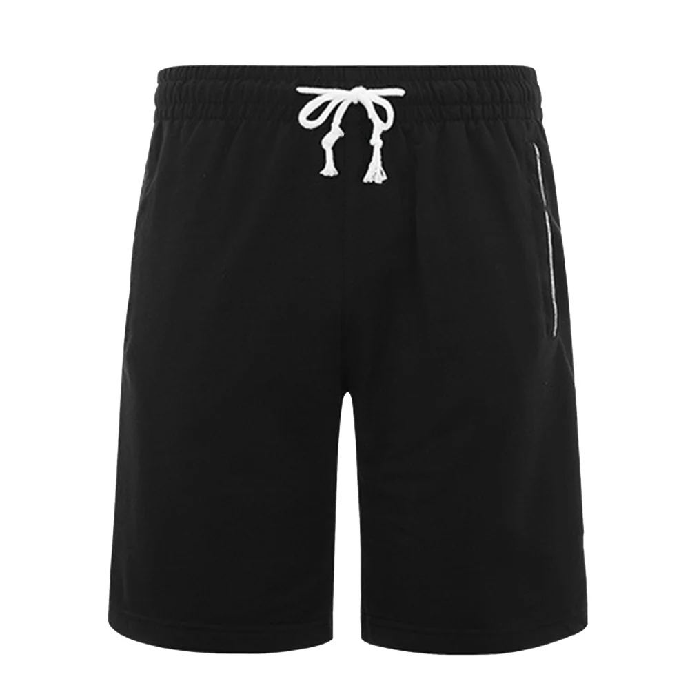 Sports Jogging Men Plus Size Solid Color Drawstring Shorts Fitness Fifth Pants Sports Jogging Men Plus Size Solid Color Drawstring Shorts Fitness Fifth Pants