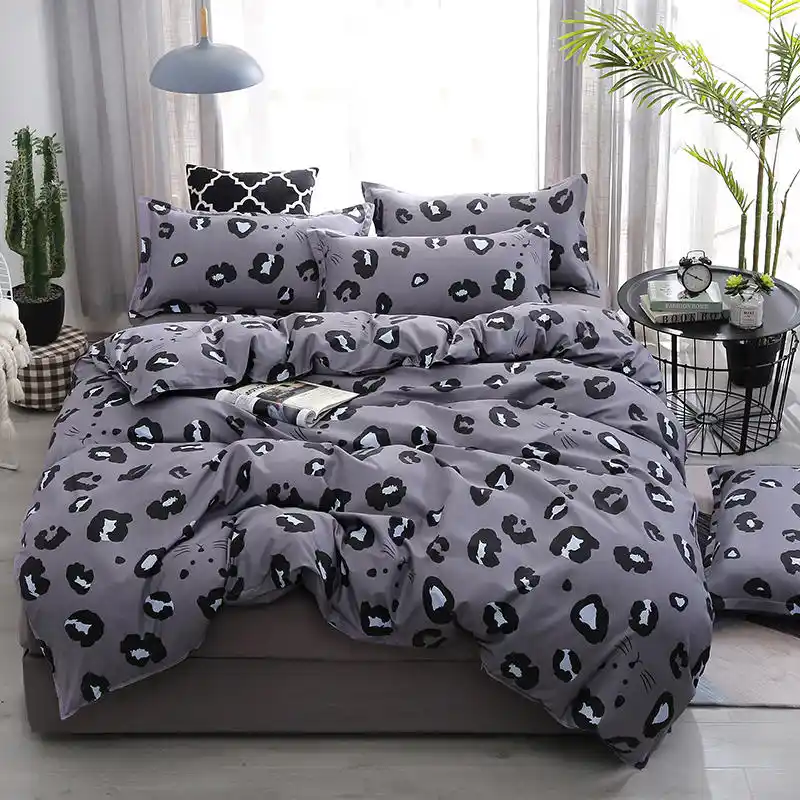 2019 Newly Design Bedding Set Duvet Cover Sets Leopard Print