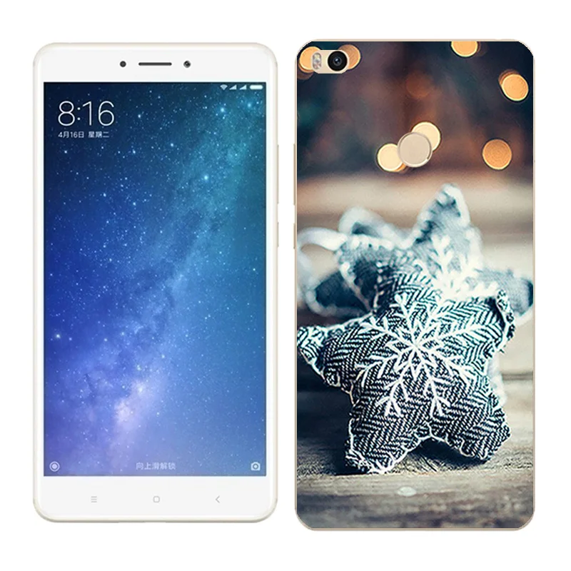 Чехол s для Xiaomi Mi Max2, мягкий силиконовый чехол для Xiaomi Mi Max 2 X'mas Day, окрашенный чехол для телефона xiomi Mi Max 2, Fundas - Цвет: 09