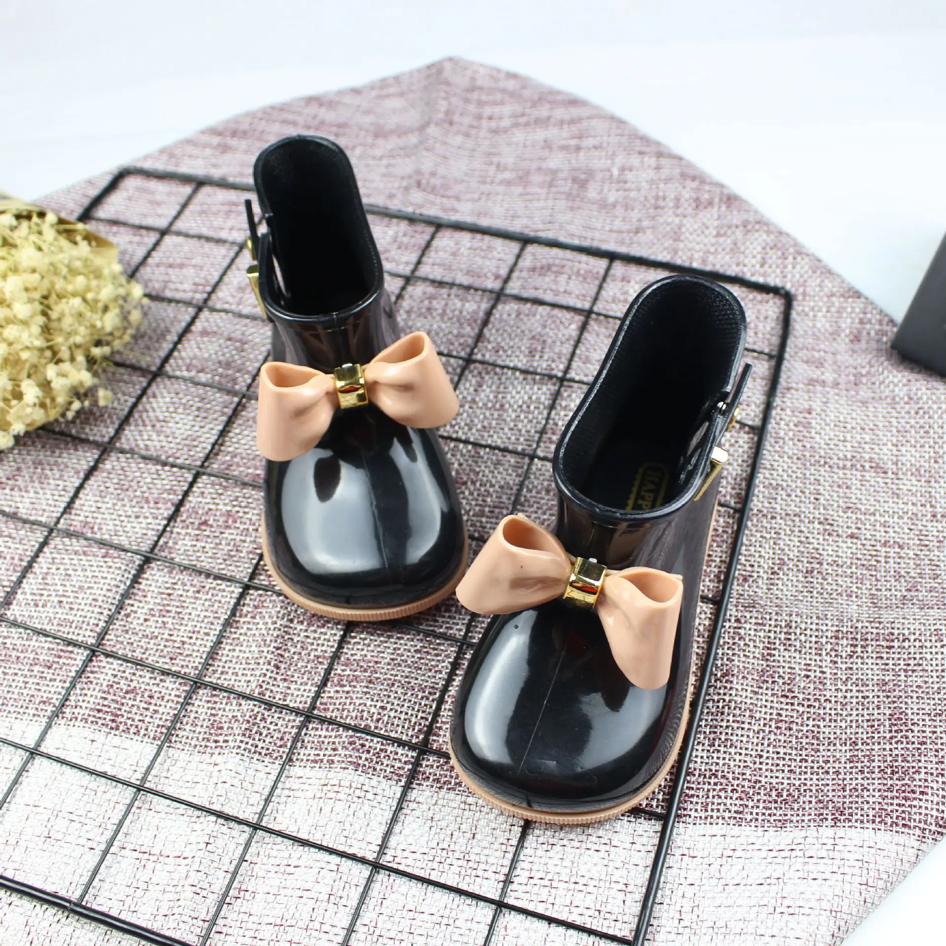 Buy Girls Rain Boot Shoes Mini Bow Candy color Baby