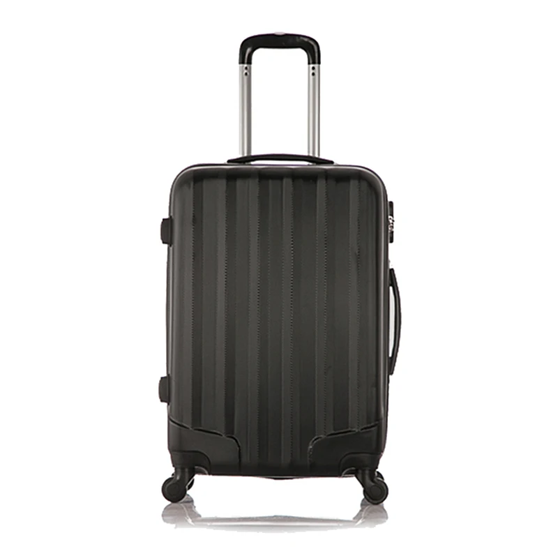 BLACK28INCH TFTP 4 чемодан на колесиках 20 дюймов - Цвет: BLACK28INCH