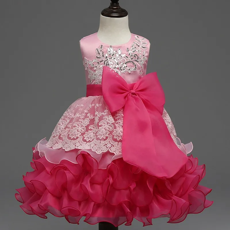 Из США; кружевное пышное белое платье с цветочным узором для маленьких девочек; свадебные вечерние платья для первого причастия для девочек - Цвет: A2