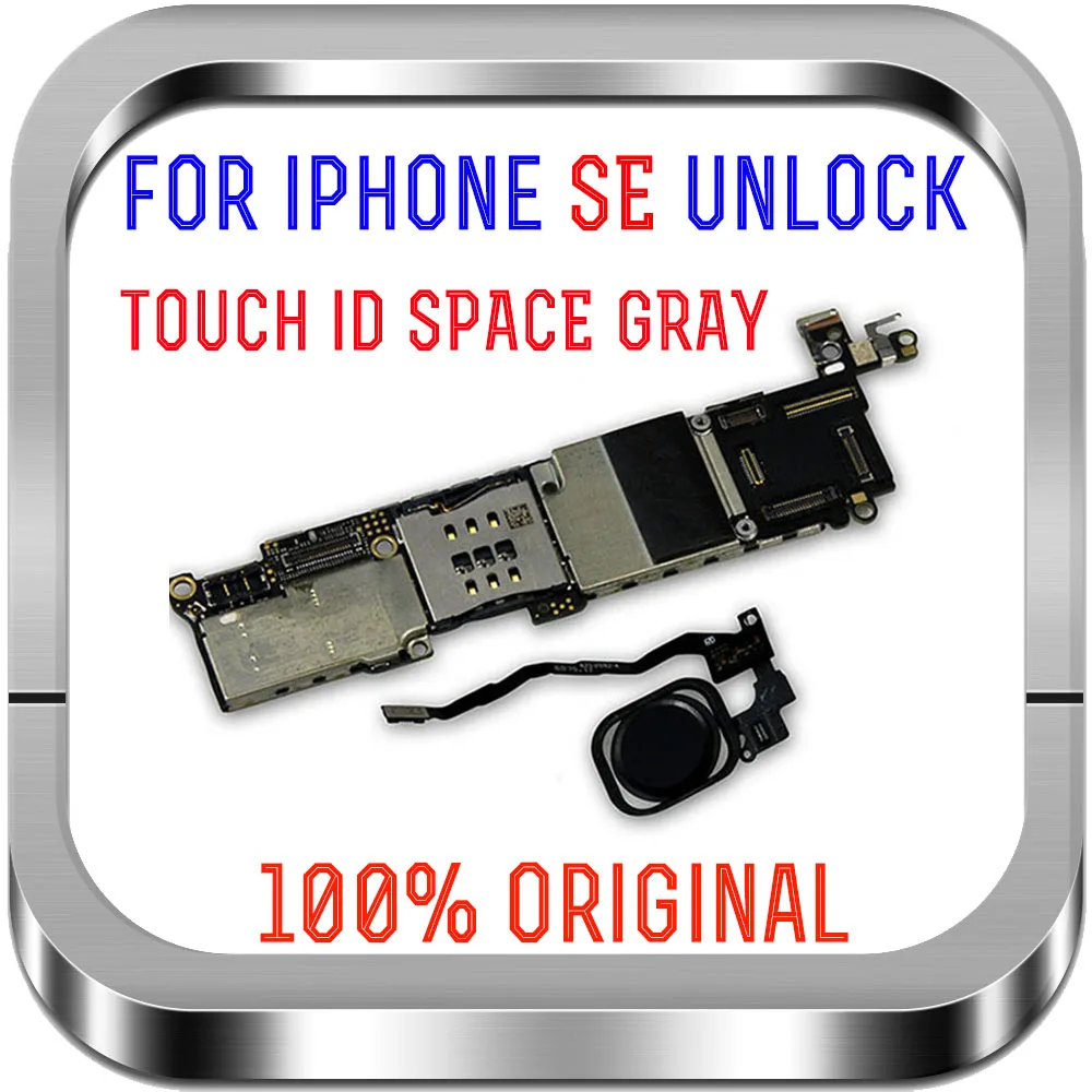 Разблокированная материнская плата для iphone SE 16 ГБ/32 ГБ/64 ГБ с логической платой