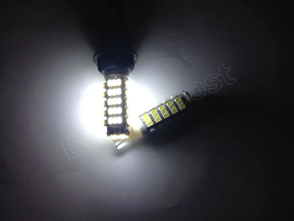 2 шт. T10 LED 1206 5 Вт Canbus 68 SMD Светодиодные Автомобильные интерьерные лампы свет ширина