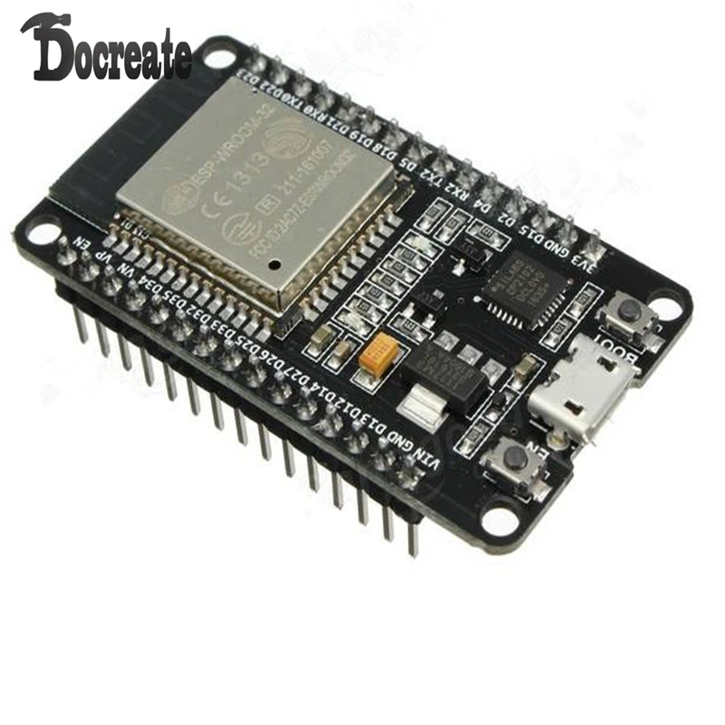 

ESP32 Development Board WiFi+Bluetooth Ultra-Low Power Consumption Dual Cores ESP-32 ESP-32S Board
