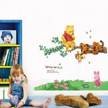 Сделай Сам Винни Пух стикер стены Дети Детская комната Декор съемные виниловые наклейки