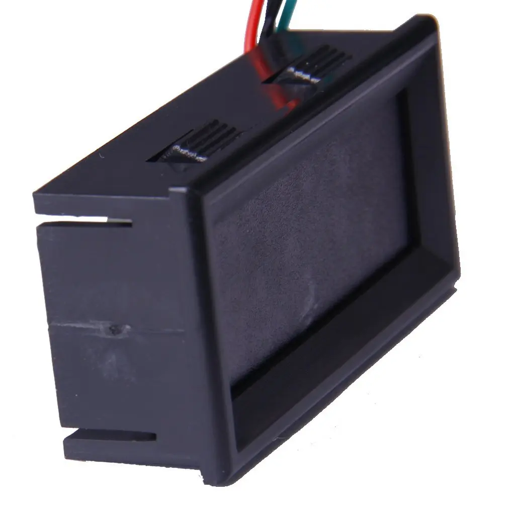 Adjustable Digital 24 Hours Car Motorcycle Clock DC 7-30V black