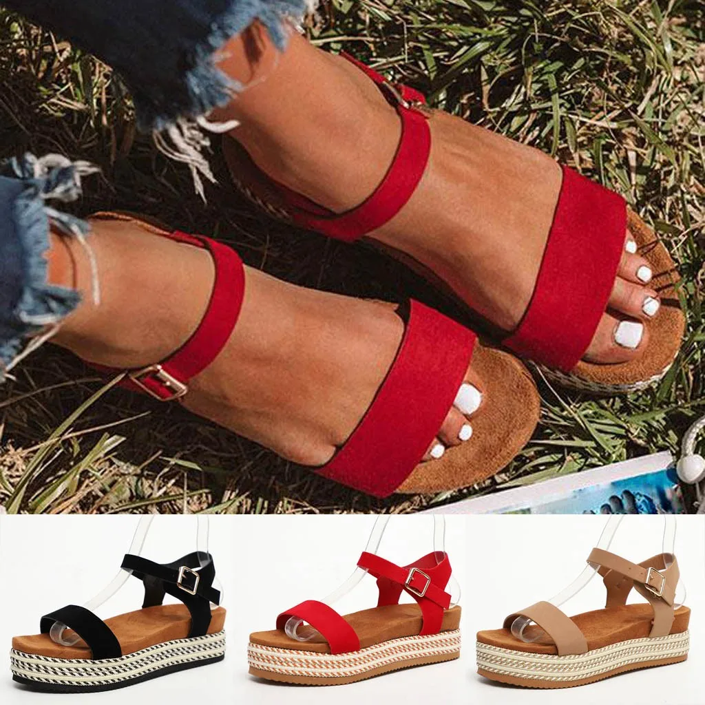 

xiniu Sandals Women Wedges Shoes Pumps High Heels Sandals Summer 2019 Chaussures Femme Platform Sandals Sandalia Feminina #0502