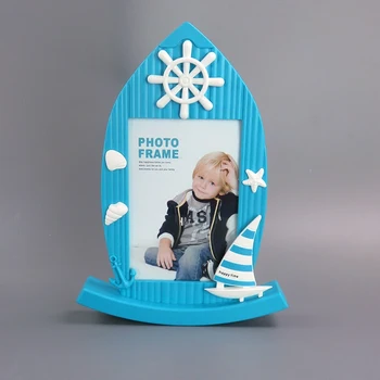 

Hot Selling Newest Cartoon Creative Wall Hanging Children's Photo Frame Set Baby Photo Frame Boat Photo Frame Modern Decor