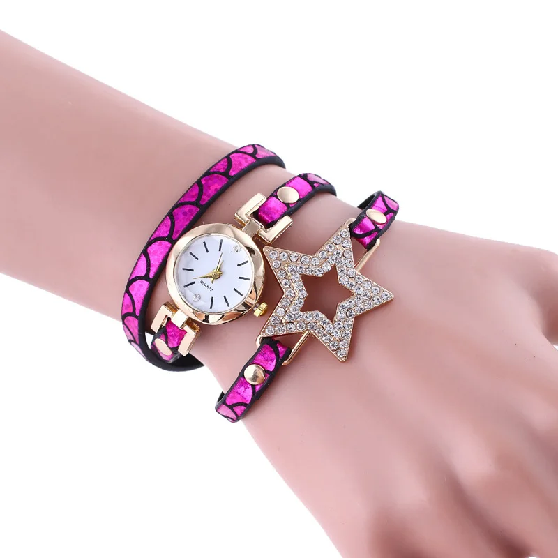 

Fashion flashy lady watch vintage style lady watch quartz