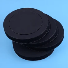 Черный 4 шт. 6," Автомобильный Дверной динамик изоляционное кольцо звукоизоляционное хлопок бас отделка двери звуковая Накладка аксессуары