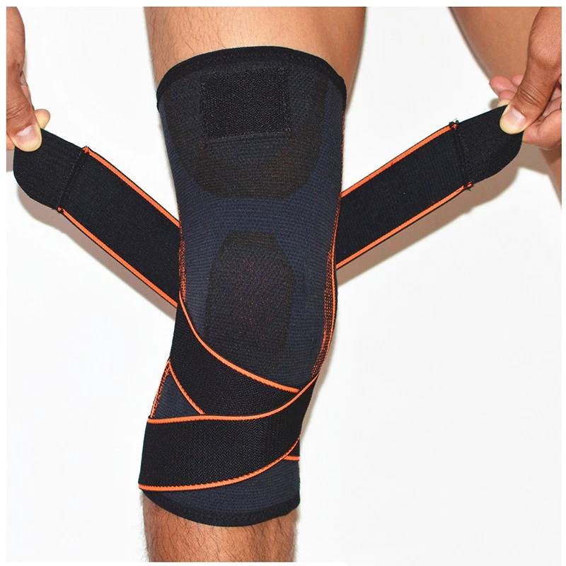 

1 Pc Nylon Knee Pad Professional Sports Safety Hot Breathable Knee Protection For Running Cycling Ice Hockey Basketball Football