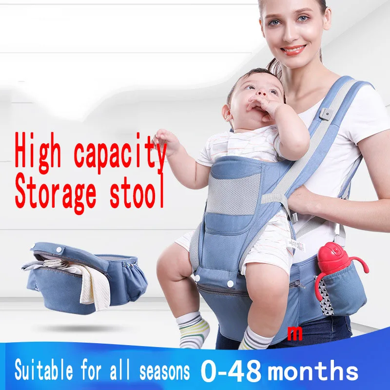 

put0-48 Months Breathable Front Facing Baby Carrier Infant Comfortable Sling Backpack Baby Pouch Wrap For All Seasons
