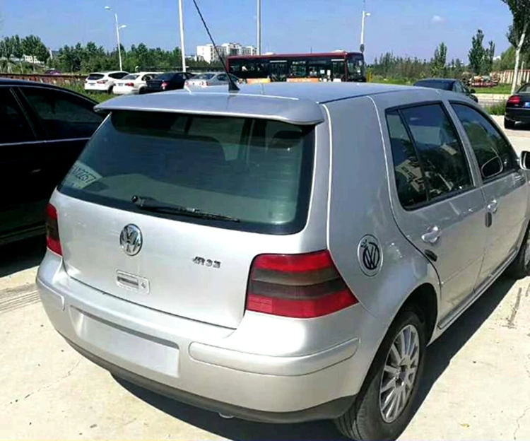 Для Volkswagen GOLF 4 спойлер 2006-2009 MK4 спойлер Высокое качество ABS Материал заднего крыла первоклассника Цвет задний спойлер