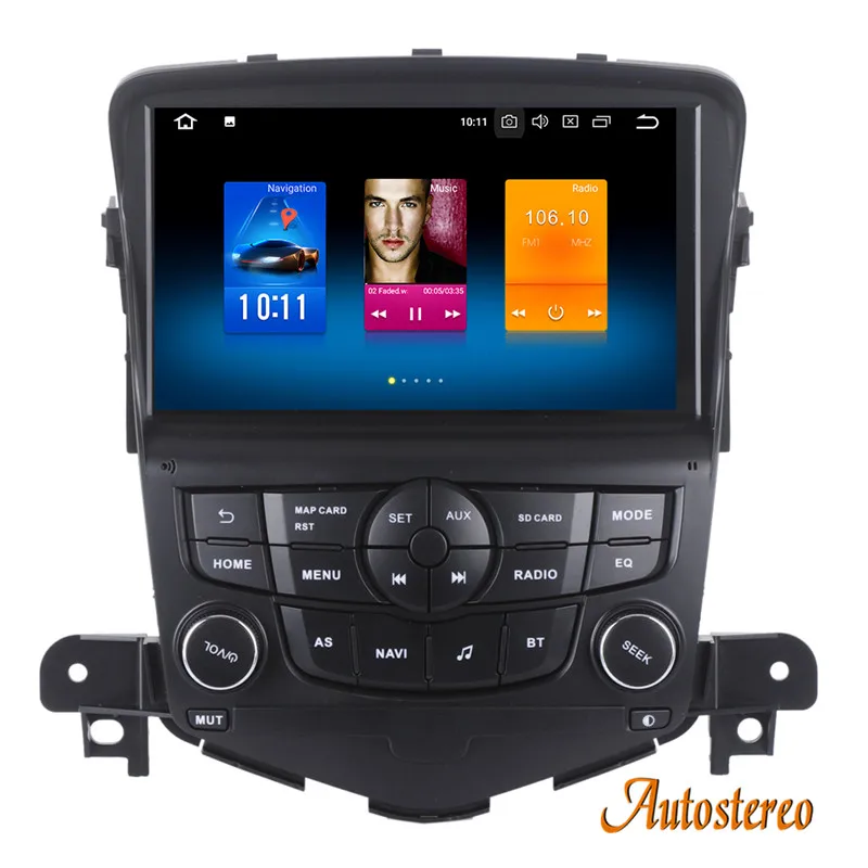 Android 8 Автомобильный gps навигатор Автомобильный DVD CD плеер для Chevrolet CRUZE 2008-2011 Авто Стерео Sat Nav Головное устройство мультимедиа с DSP