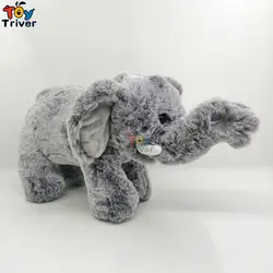 Плюшевая игрушка Слон чучела диких реальной жизни кукла животных для маленьких мальчиков для дня рождения Рождественский подарок магазин