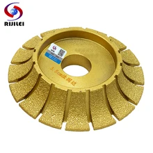 RIJILEI – meules de 140mm x 30mm en diamant pour meuleuse d'angle, pour marbre et granit, disques de meulage pour bordure de marbre MX45
