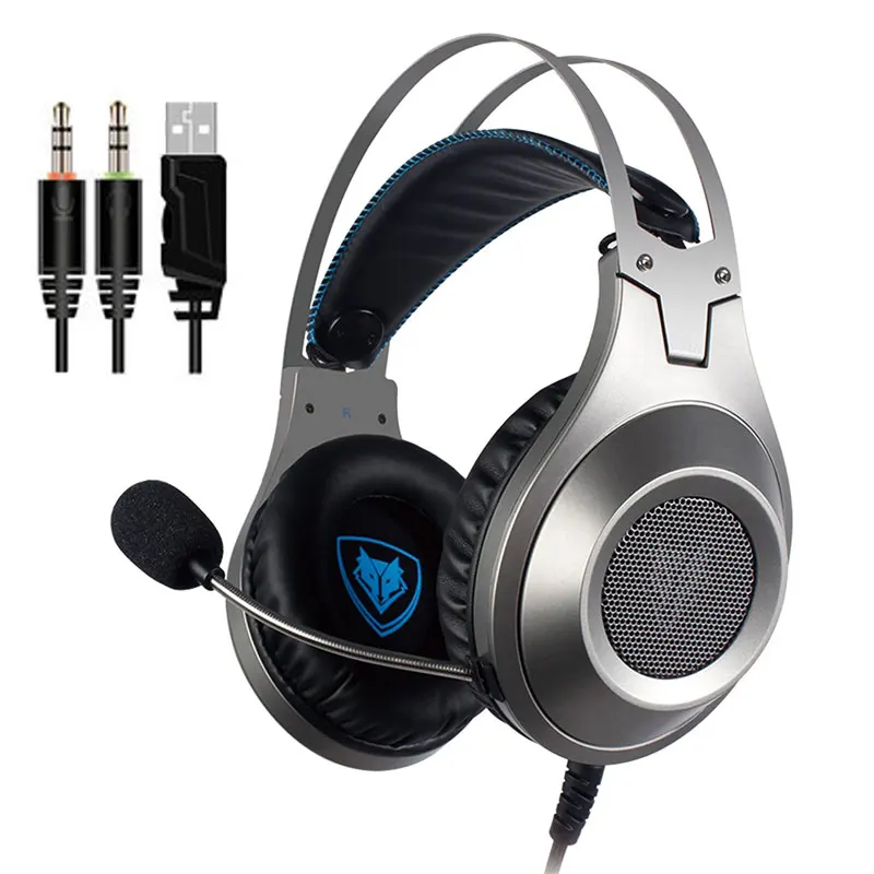

AHHROOU Brand Headphones NUBWO N2 Stereo Gaming Headset Gamer casque with Microphone for Computer/PS4/2016 New Xbox One/Laptop