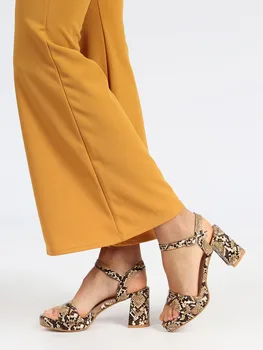 

High-heeled Sandals snake Effect