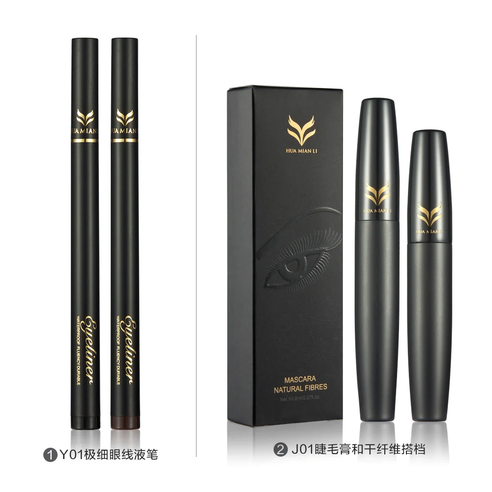 2 шт. Водонепроницаемый подводка для глаз Liner Косметические Eye Pen Косметика