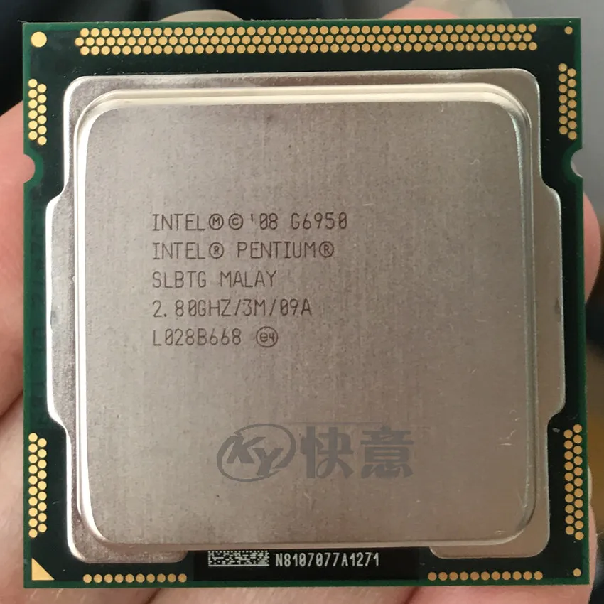 Intel Pentium G6950 процессор 2,8 ГГц 3 Мб Кэш LGA1156 двухъядерный 73 W рабочего Процессор