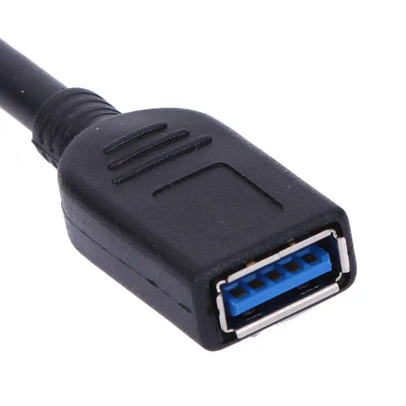 Alloyseed 33 سنتيمتر نوع usb 3.0 وذكر على أنثى تمديد كابل usb3.0 محول موصل كابل الحبل لجهاز كمبيوتر محمول الهواتف
