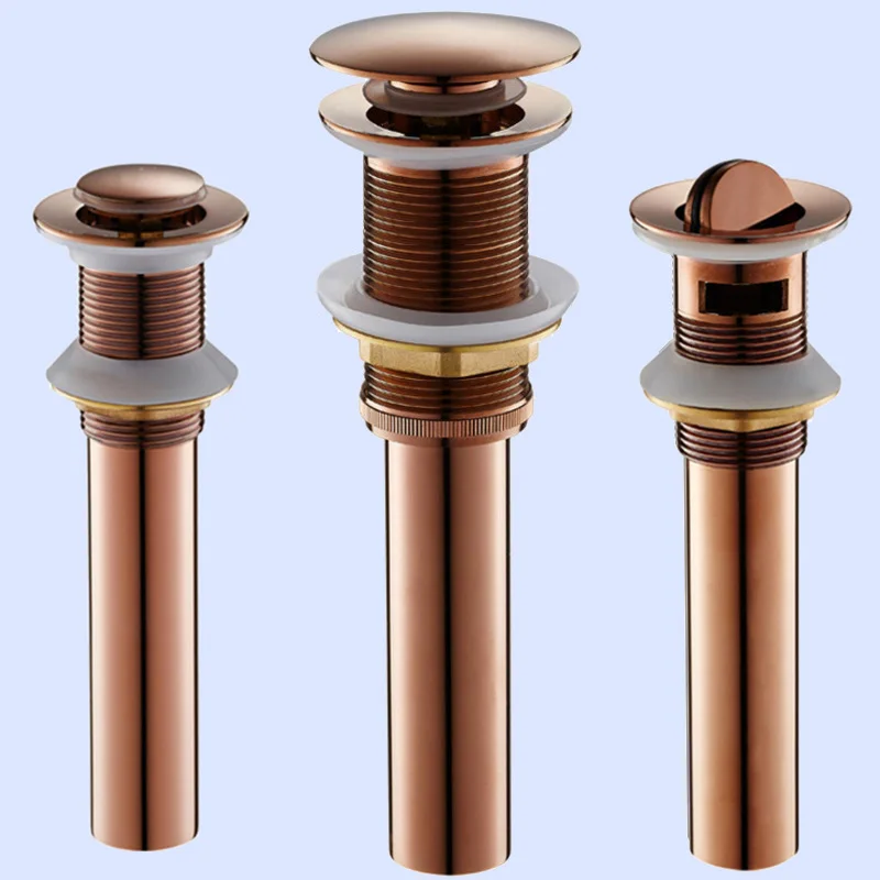 main rose gold pop up basin drainer 1