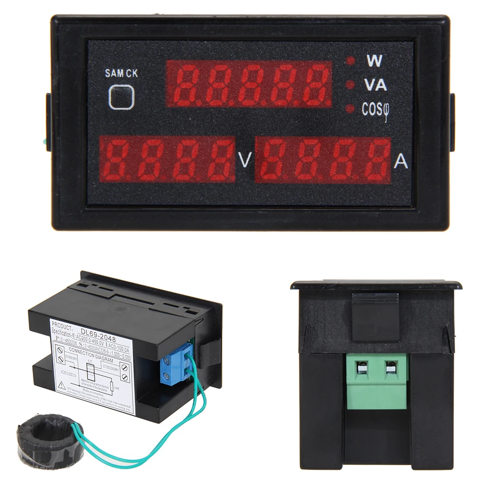 LCD Accurate Digital Ammeter Voltmeter Current Voltage Electric Energy