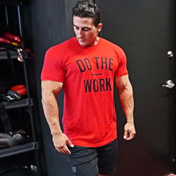 

Muscleguys 2023 New Brand clothing Gyms Tight t-shirt mens fitness t-shirt homme Gyms t shirt men fitness Tshirt Summer top