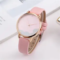 Лидирующий бренд женские винтажные часы-браслет из коровьей кожи Женские повседневные наручные часы Роскошные Кварцевые часы Relogio Feminino