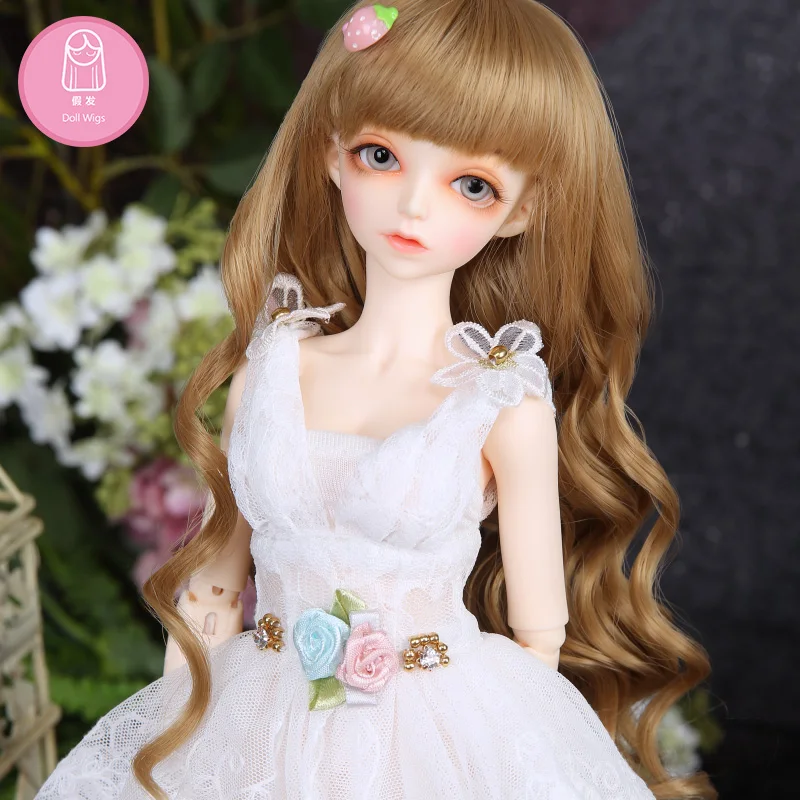 Wig For BJD Doll free shipping bjd Wig 7-8 inch 1/4 high-temperature wig girl short hair doll with bangs fashion type stylish Wig For BJD Doll free shipping bjd Wig 7-8 inch 1/4 high-temperature wig girl short hair doll with bangs fashion type stylish