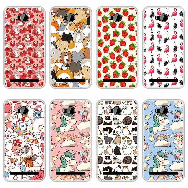 Best Price Case For Huawei Y3II Y3 II Soft Silicone TPU Cute Patterned Print For Huawei Y 3 II Y3 2 LUA L21 Phone Case Cover