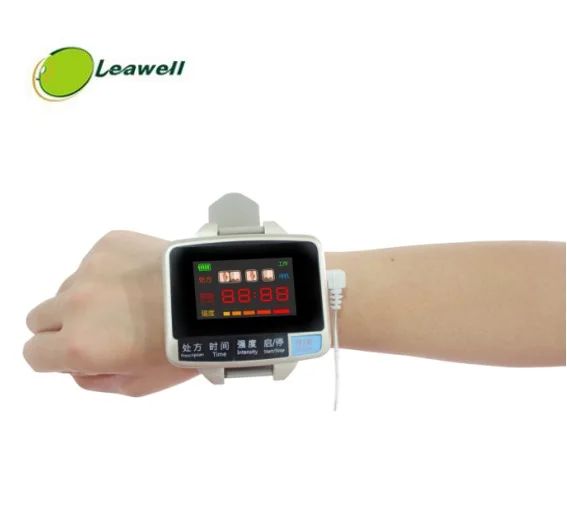 Leawell laser glucose monitor digital blood glucose watch for blood