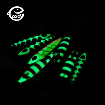 

QXO Luminous Hard Lure Goods For Fishing Jig Metal Squid Wobbler Minnow Winter Sea Ice Fishing Lead Micro Duck Spinner bait