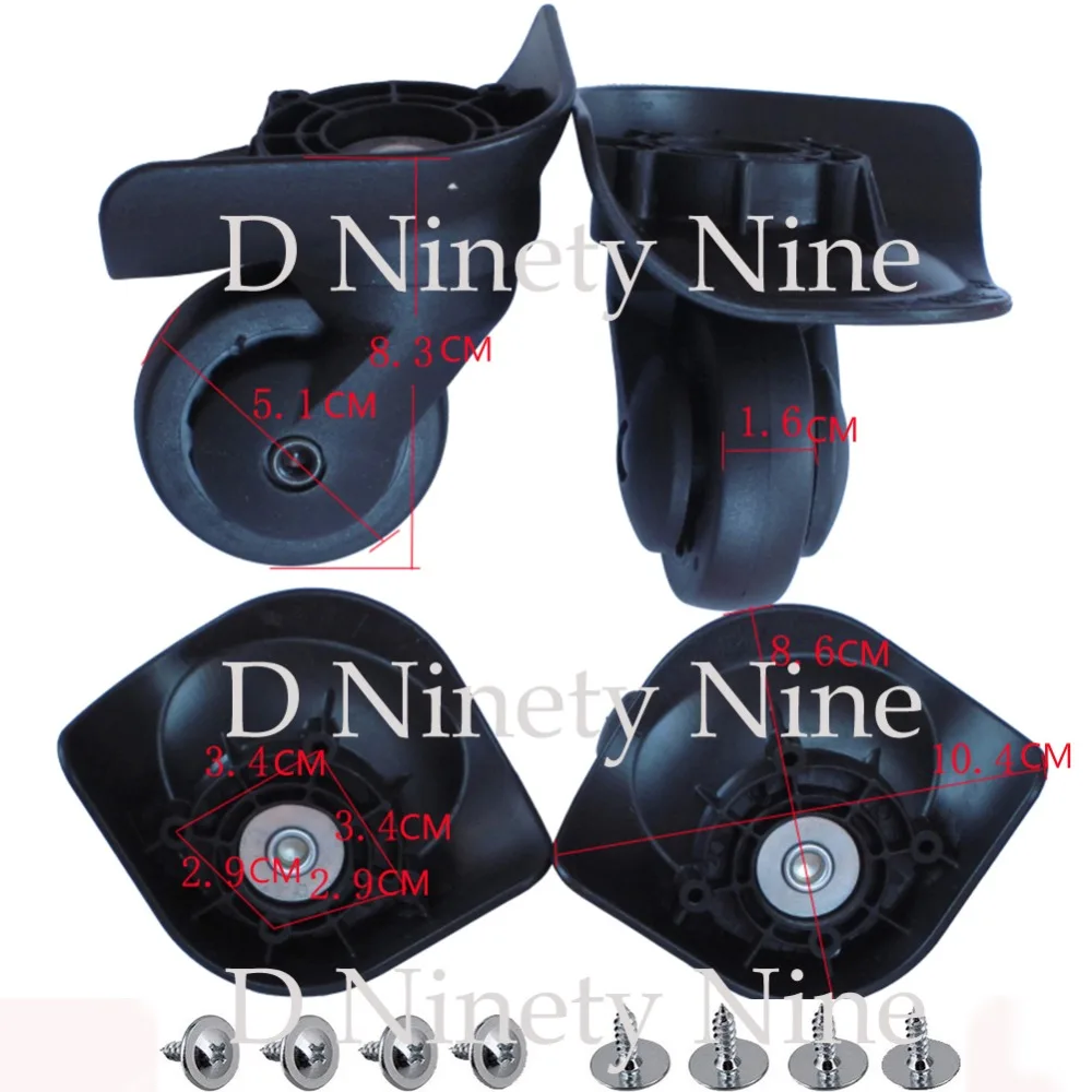 

A35 A38 A52 A53 Trolley Case Luggage Wheel Repair Universal Travel Suitcase Parts Accessories Wheel Replacement Wheels 1 Pair