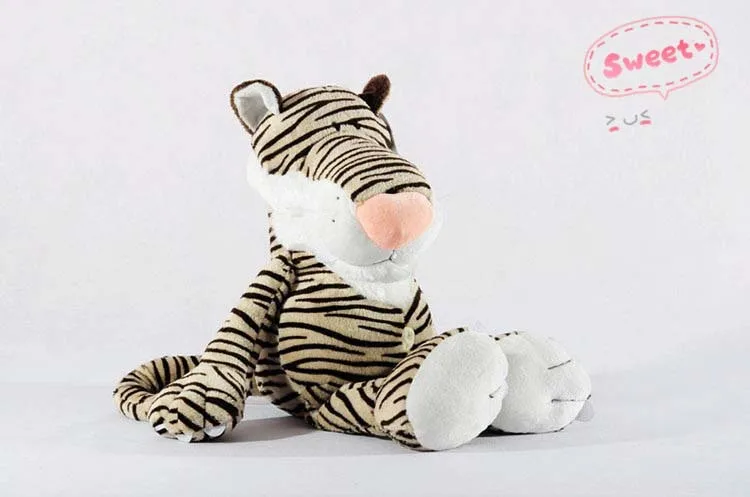 10 pieces small cute Plush tiger  toys Stuffed jungle tiger gift dolls about 25cm 0759