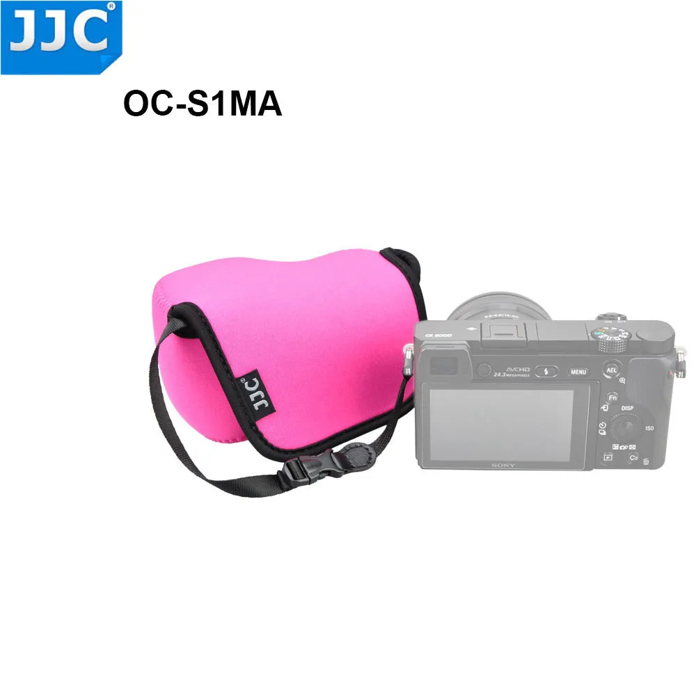 JJC беззеркальных Камера чехол DSLR сумка для sony A6100 A6600 A6000 A6300 Olympus E-PL5 E-PL6 E-PL7 Fujifilm XT30 XT10 XT20 Canon - Цвет: OC-S1MA