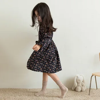 

Girls' Dress 2019 Autumn Long Sleeved Kids Floral Dress Printed Baby Princess Dress for Girl Toddler Fashion Dress Clothes,#3280