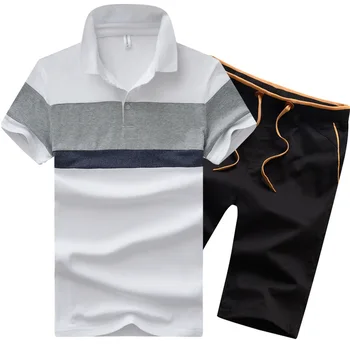 

CHUQING 2019 Summer New Cotton Suit Men's Casual Suit Fashion Trend Two-piece