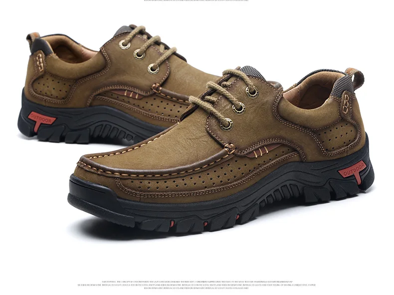 SENTA/Мужская обувь; Повседневная прогулочная обувь из натуральной кожи для мужчин; обувь для взрослых; Качественные Классические рабочие кроссовки; большие размеры