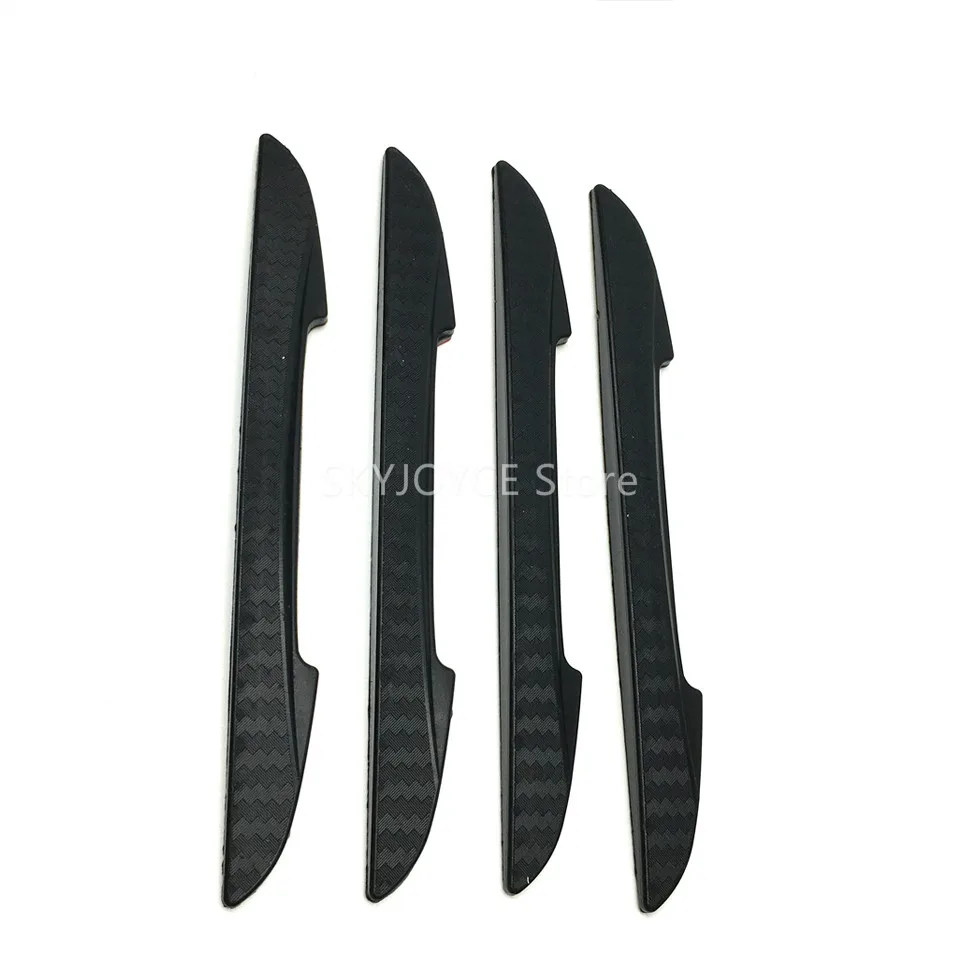 4PCS Flexible Car door bumper protector Guard Black White Gray Red sticker on car door edge protection DIY Car Styling Accessory (21)