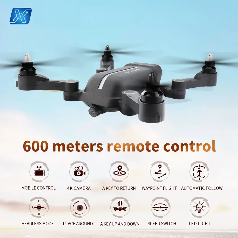 Gps Дрон с 4k 1080P 720 P 5 г Wi Fi HD Camera110 градусов широкий формат Portble Follow Me высота Удержание