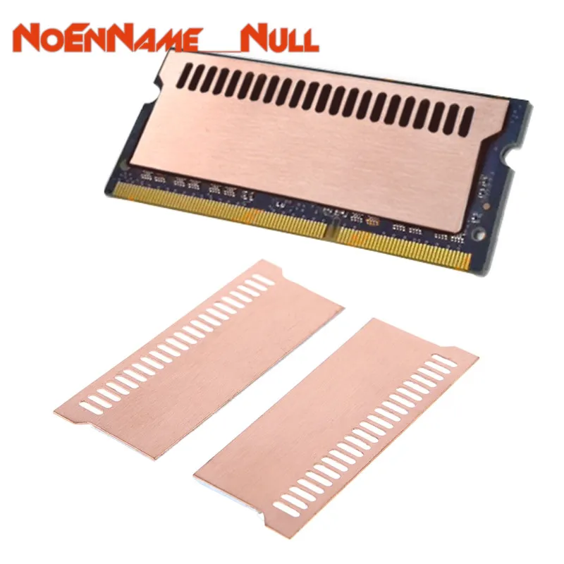 

RAM cooler heatsink cooling Pure Copper Notebook Gaming Laptop Memory Heatsink Cooling Vest 0.5mm Radiator dropshipping