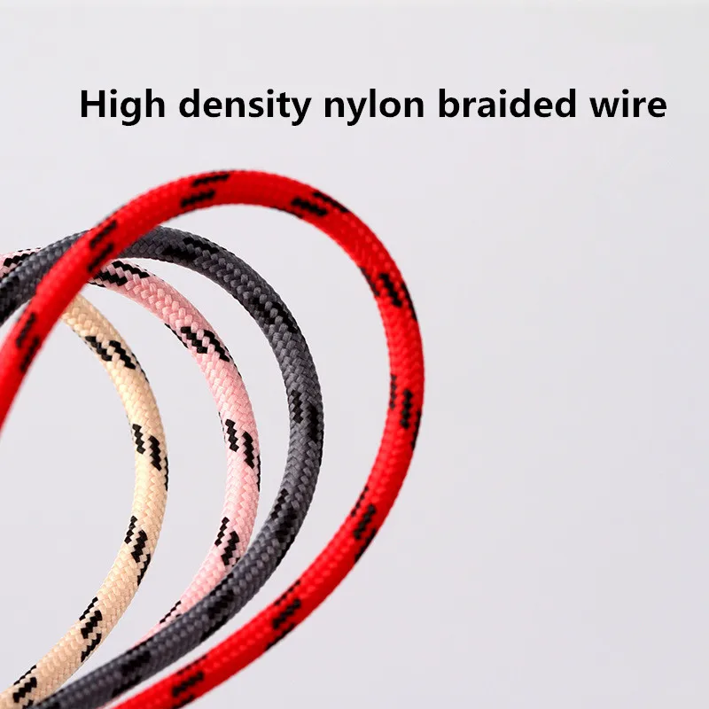 SUPTEC 2 m/3 m النايلون مضفر 2.4A سريع مزامنة بيانات كابل شحن سامسونج هواوي Xiaomi LG Andriod سلك Microusb الهاتف المحمول الكابلات