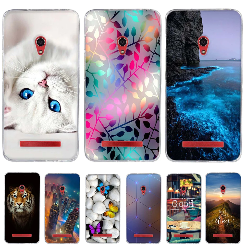 Силиконовый чехол из ТПУ для Asus ZenFone 5 A500CG A501CG A500KL 0 дюймов Zenfone Funda|tpu case|case 3dcover for asus