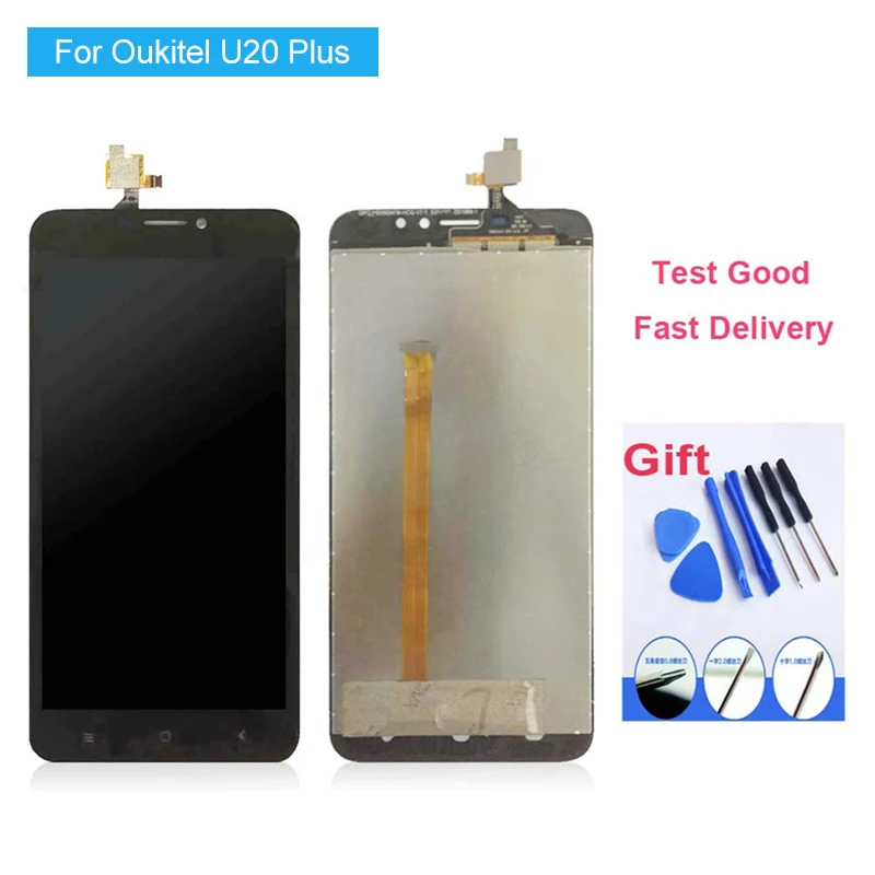 

For Oukitel U20 Plus Lcd Display+Touch Screen Screen Digitizer Assembly Complete New Lcd For Oukitel U20 Plus Screen With Tools