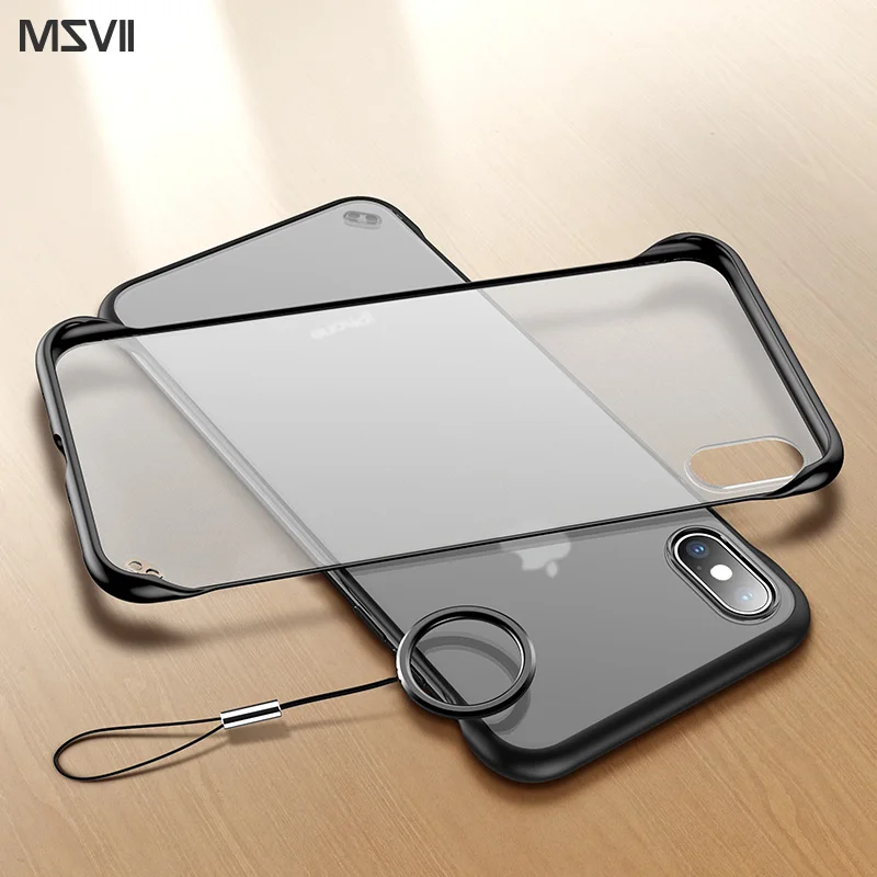 Чехол Msvii для iPhone X прозрачный чехол 7 Ультратонкий силиконовый XR/8/7/XS Max Plus|Бамперы|