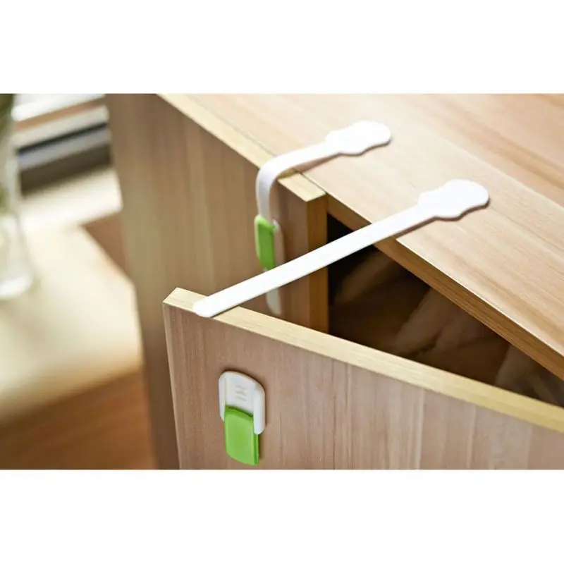 

1Pc Child Lock Baby Safety Protection Cabinet Lock For Drawer Lock Kids Safety Plastic Lock Baby Security Product HOT