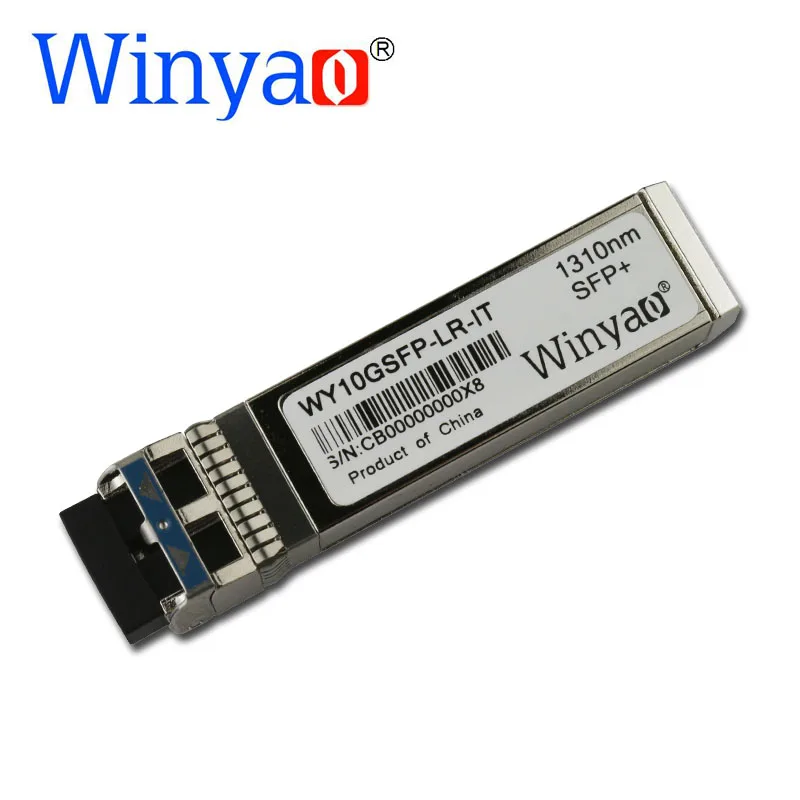 

Winyao WY10GSFP-LR-IT SFP+ Transceiver 1310nm For E10GSFPLR FTLX1471D3BCV-IT Compatible X520-DA2/x520-SR2 X710-DA2/x710-DA4