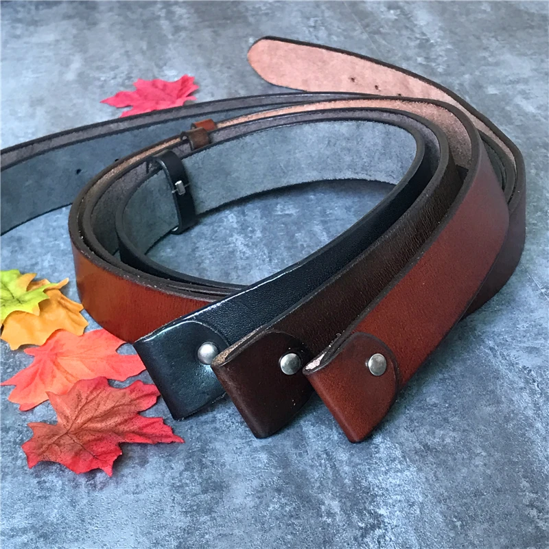 TOP Quality Luxury Super Thick Genuine Leather Belts Without Belt